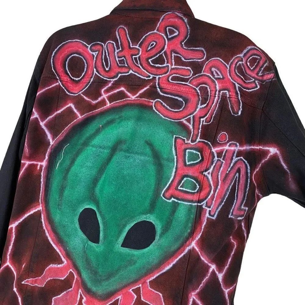 PacSun Custom Graphic Jean Jacket - Picture 9 of 15
